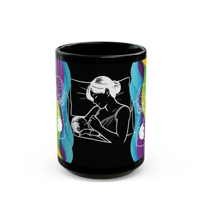 Breastfeeding Journey Black Mug (11oz, 15oz) - Vkamian