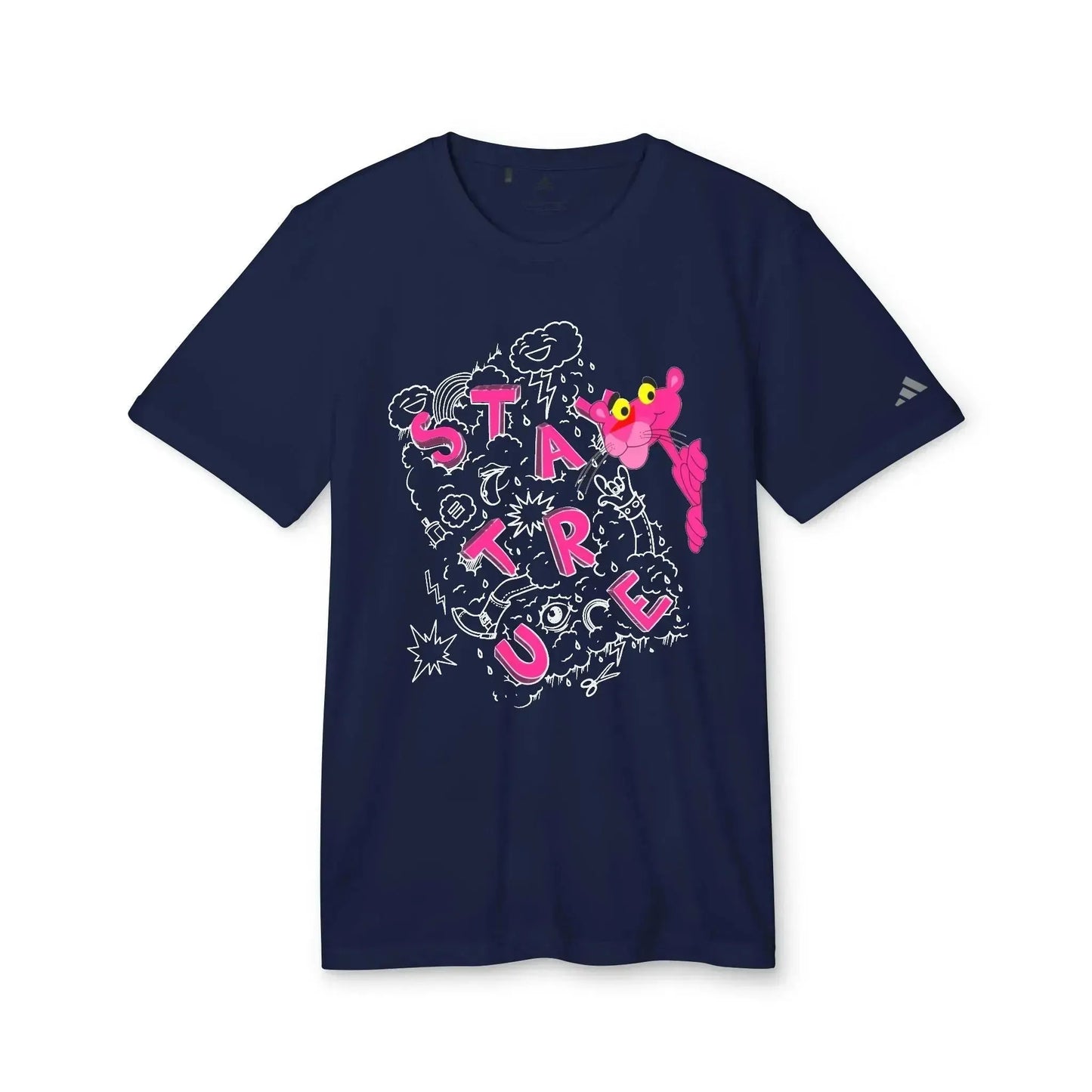 Funny Pink Panther Adidas® Unisex Sport T-shirt - Vkamian