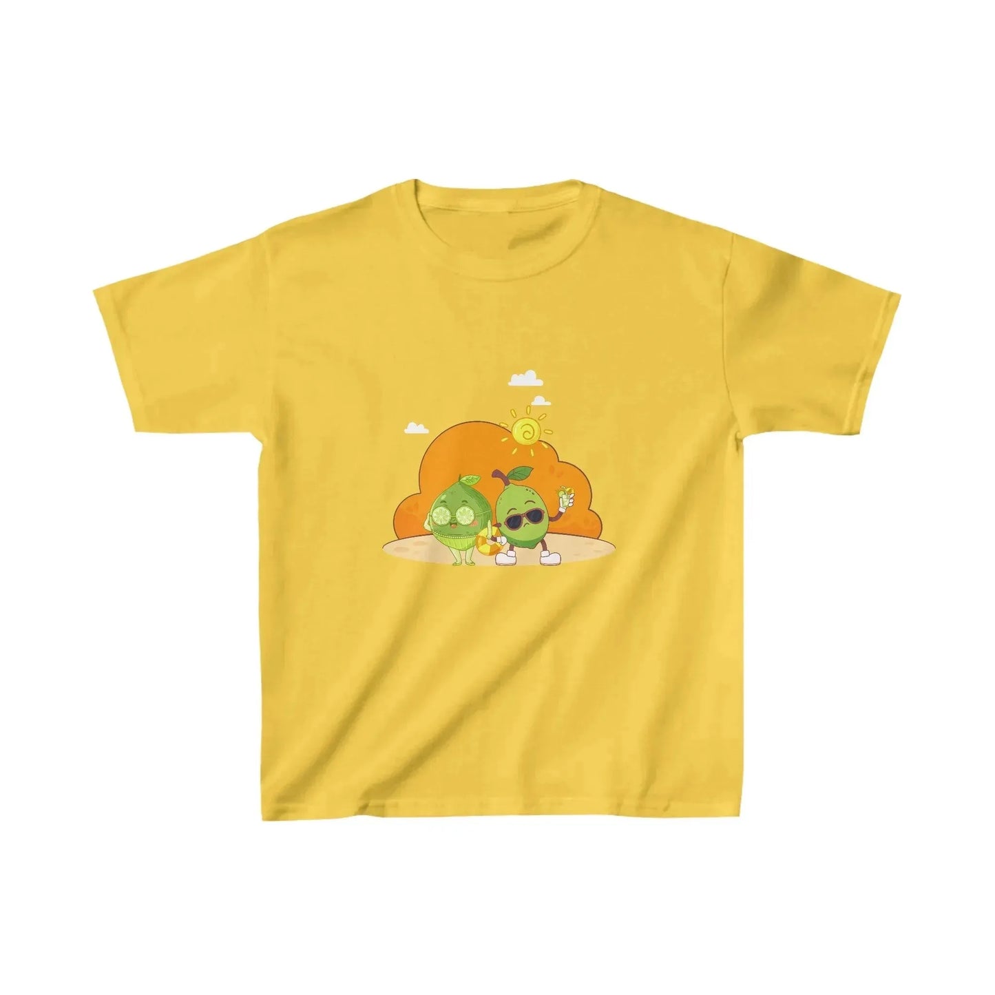 Summer Lemon Kids Heavy Cotton™ Tee - Vkamian