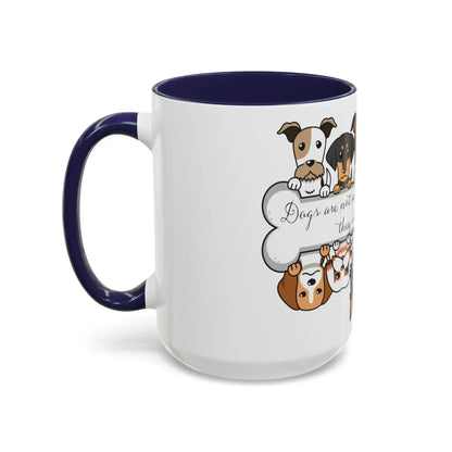 Funny Dogs Accent Coffee Mug (11, 15oz) - Vkamian