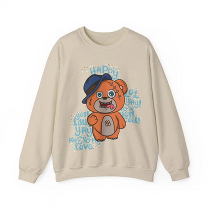 Happy Bear Unisex Heavy Blend™ Crewneck Sweatshirt - Vkamian