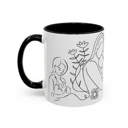 Love Breastfeeding Accent Coffee Mug (11, 15oz) - Vkamian