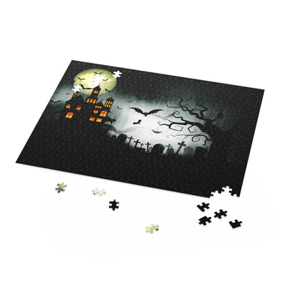 Spooky Night Grave Garden Puzzle 500 Piece