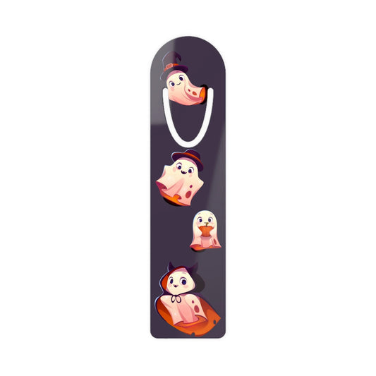 Witch Ghost With Friends Bookmark | Aluminum Bookmark