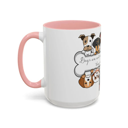 Funny Dogs Accent Coffee Mug (11, 15oz) - Vkamian