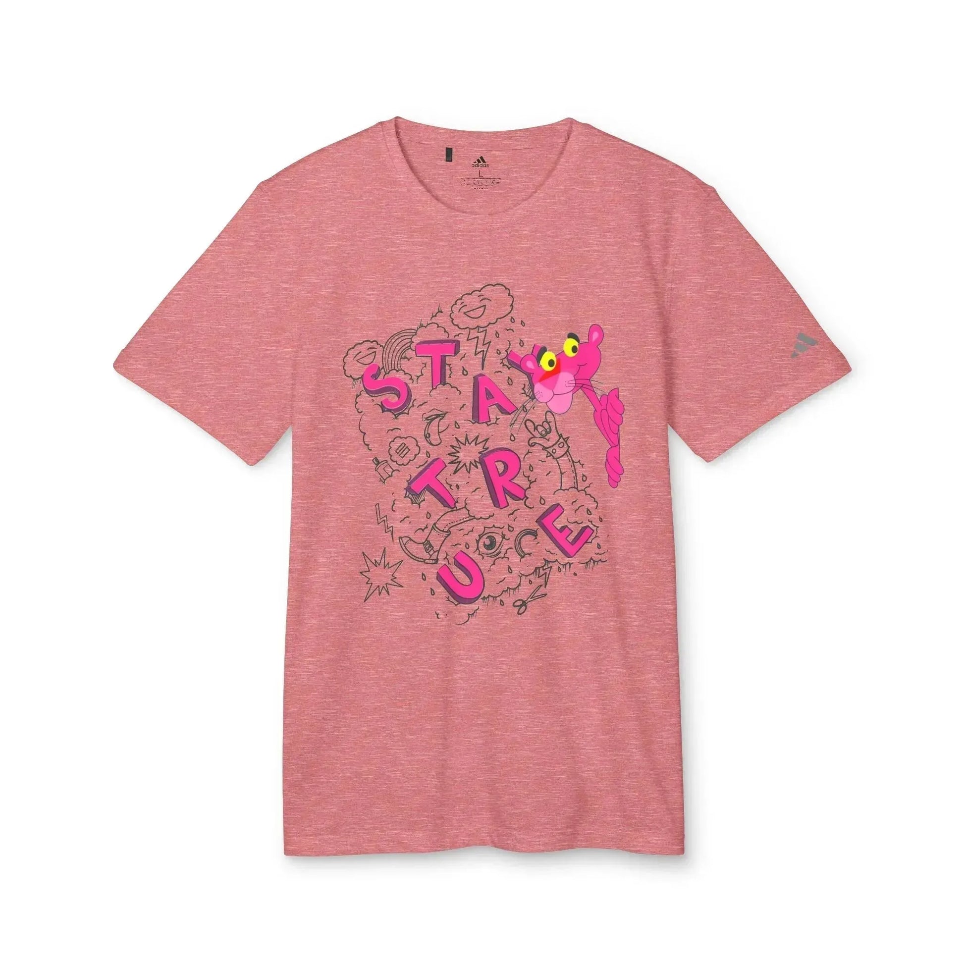 Funny Pink Panther Adidas® Unisex Sport T-shirt - Vkamian