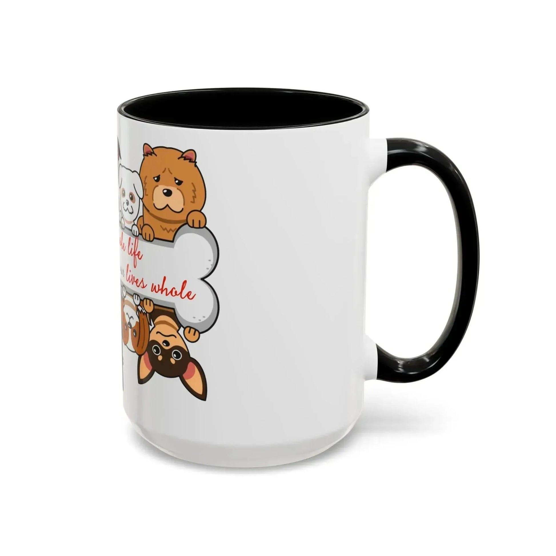 Funny Dogs Accent Coffee Mug (11, 15oz) - Vkamian