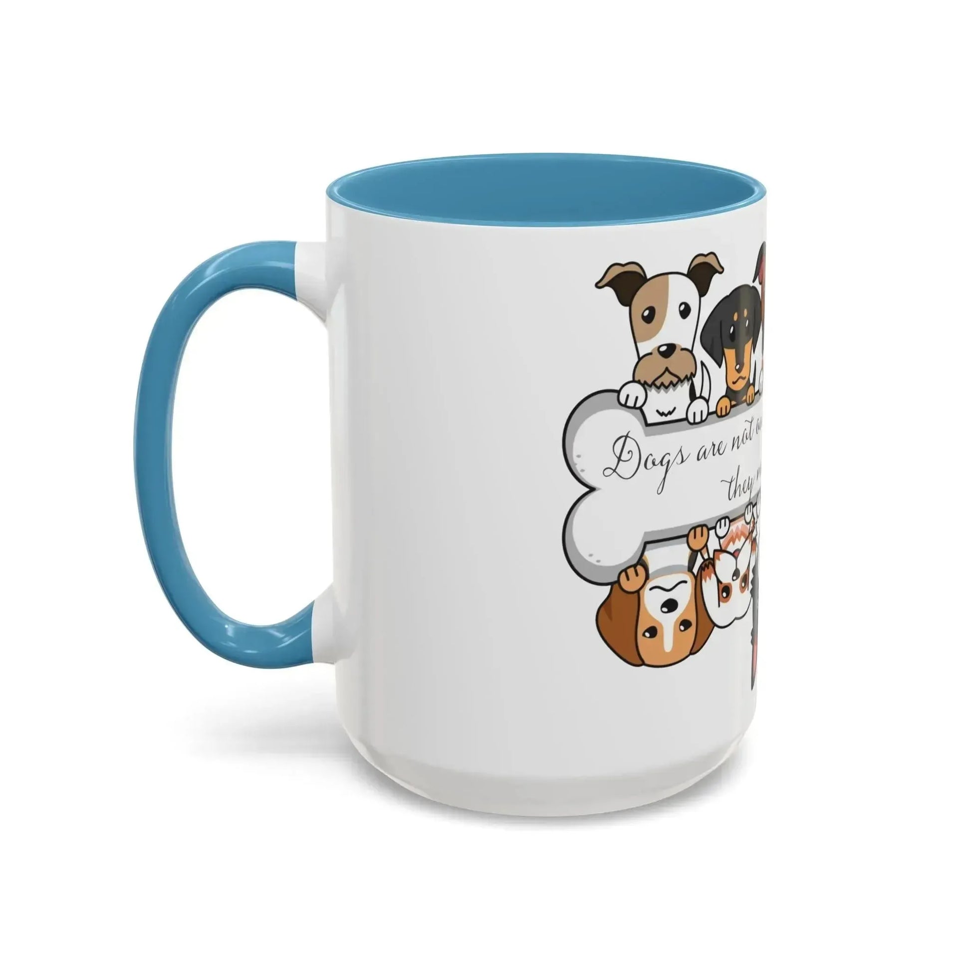 Funny Dogs Accent Coffee Mug (11, 15oz) - Vkamian