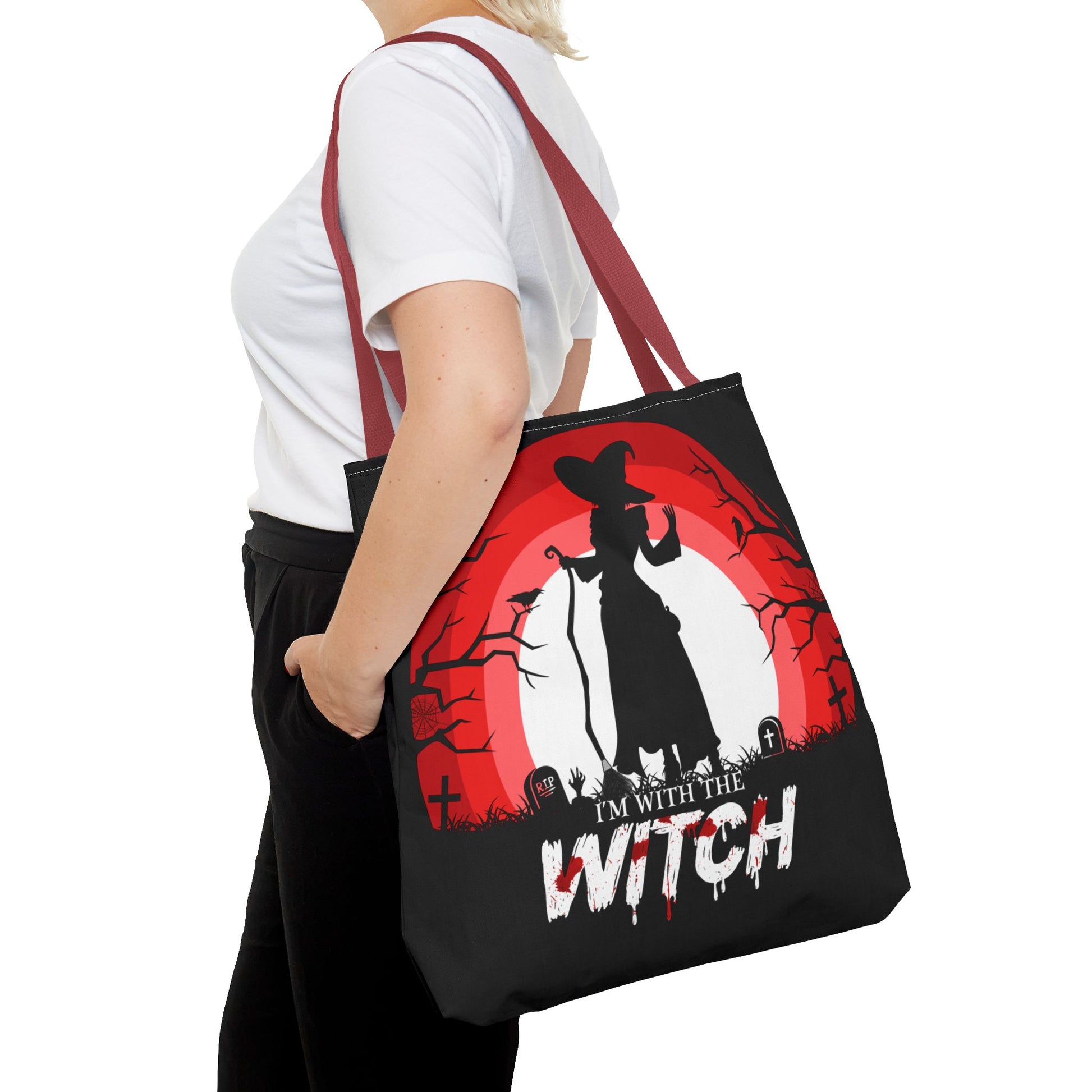 Witches Be Crazy Tote Bag (AOP) | Shopping Bag