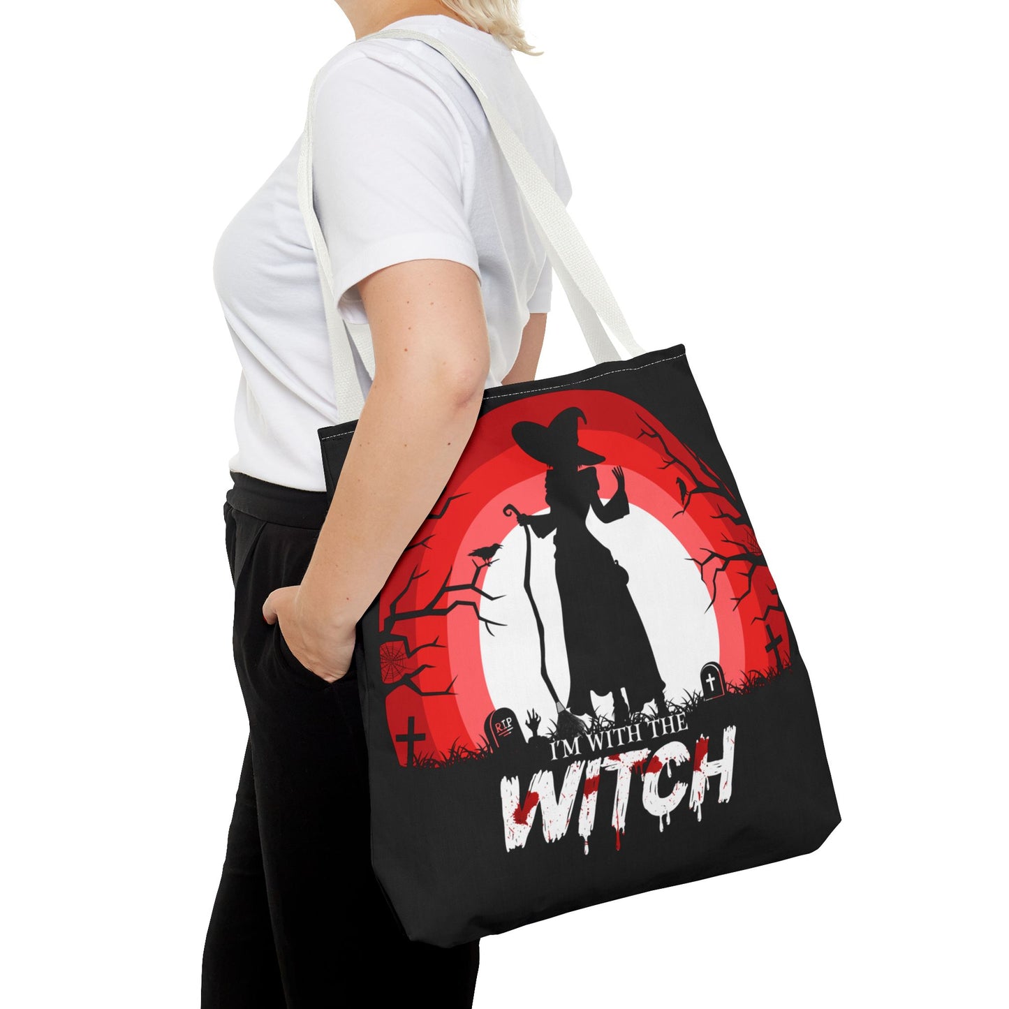 Witches Be Crazy Tote Bag (AOP) | Shopping Bag