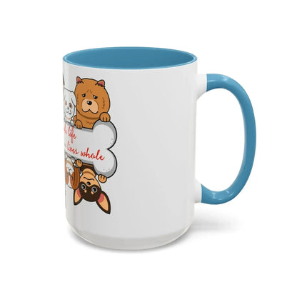 Funny Dogs Accent Coffee Mug (11, 15oz) - Vkamian