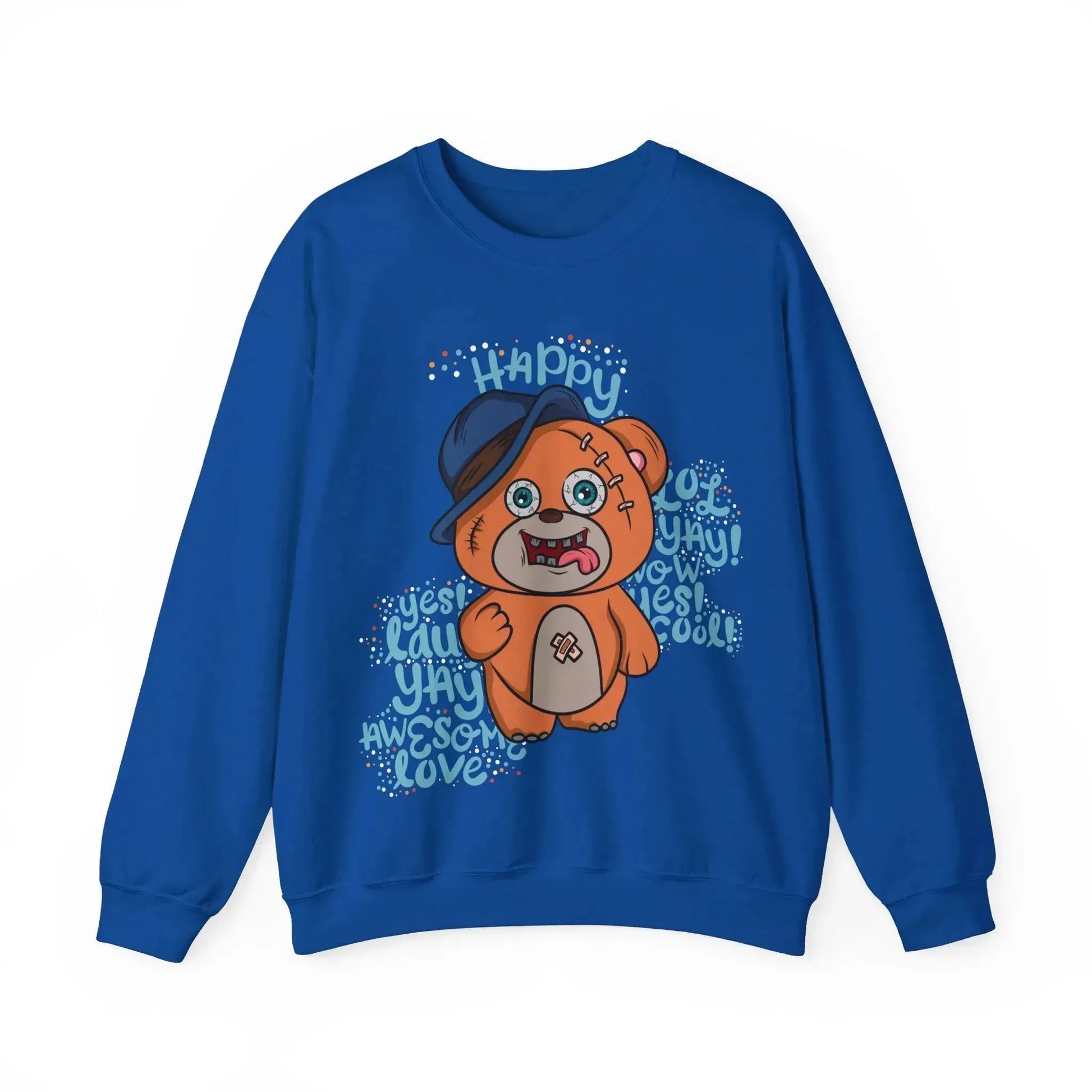 Happy Bear Unisex Heavy Blend™ Crewneck Sweatshirt - Vkamian