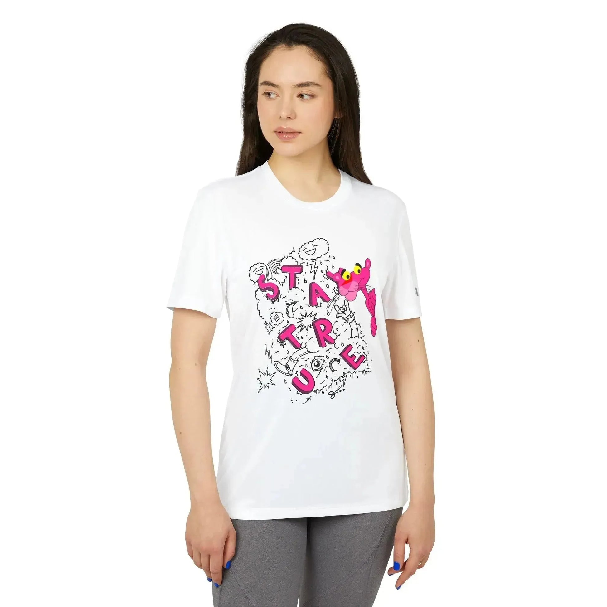 Funny Pink Panther Adidas® Unisex Sport T-shirt - Vkamian