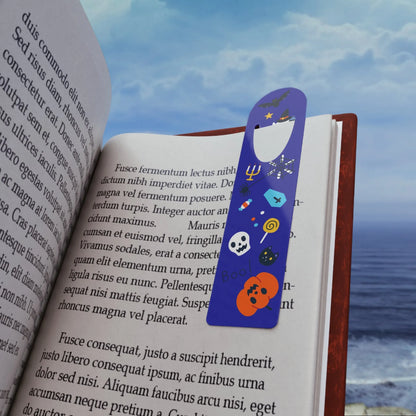 Cute Happy Ghost Bookmark | Aluminum Bookmark