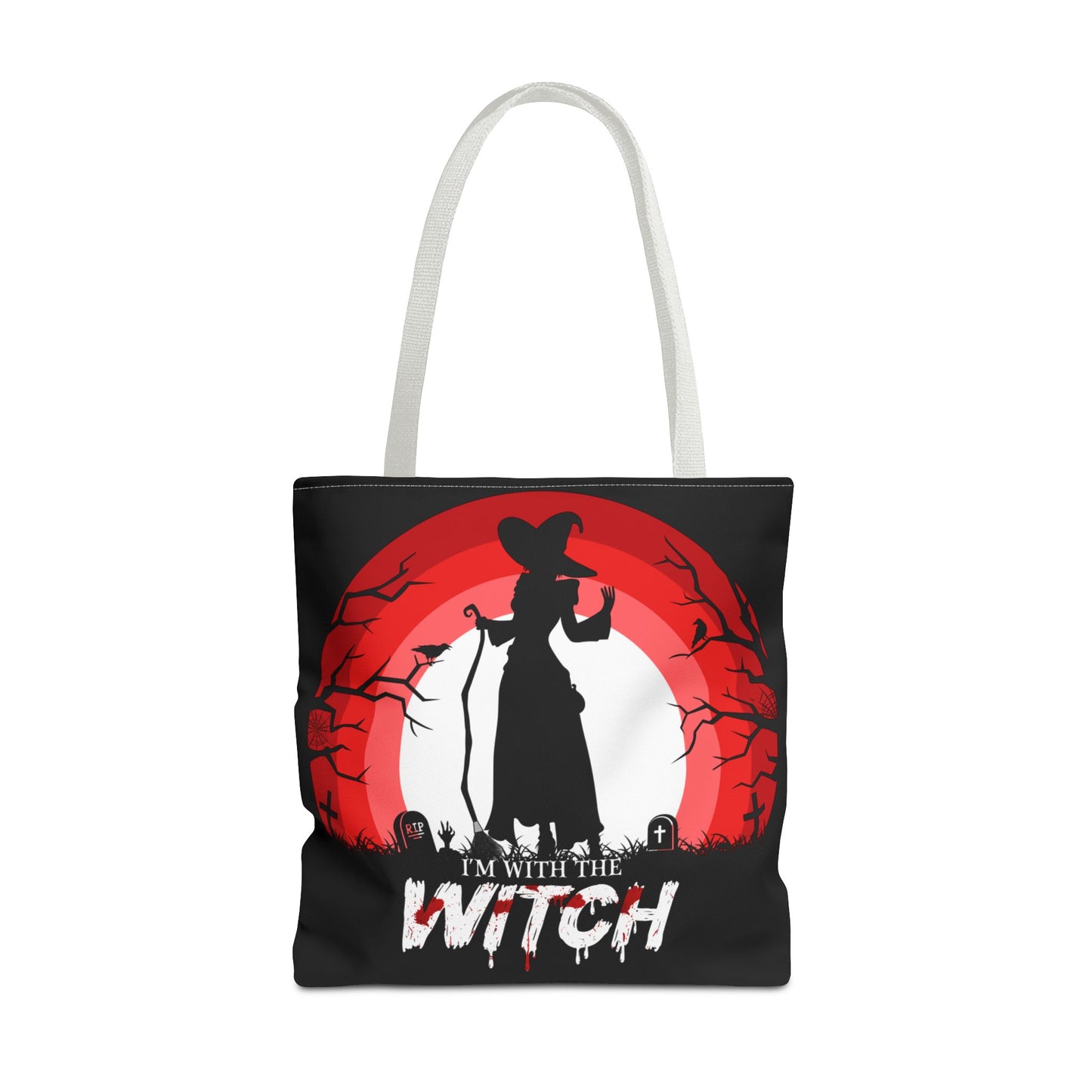 Witches Be Crazy Tote Bag (AOP) | Shopping Bag