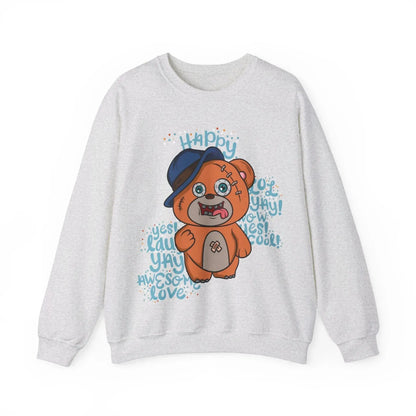 Happy Bear Unisex Heavy Blend™ Crewneck Sweatshirt - Vkamian