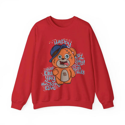 Happy Bear Unisex Heavy Blend™ Crewneck Sweatshirt - Vkamian