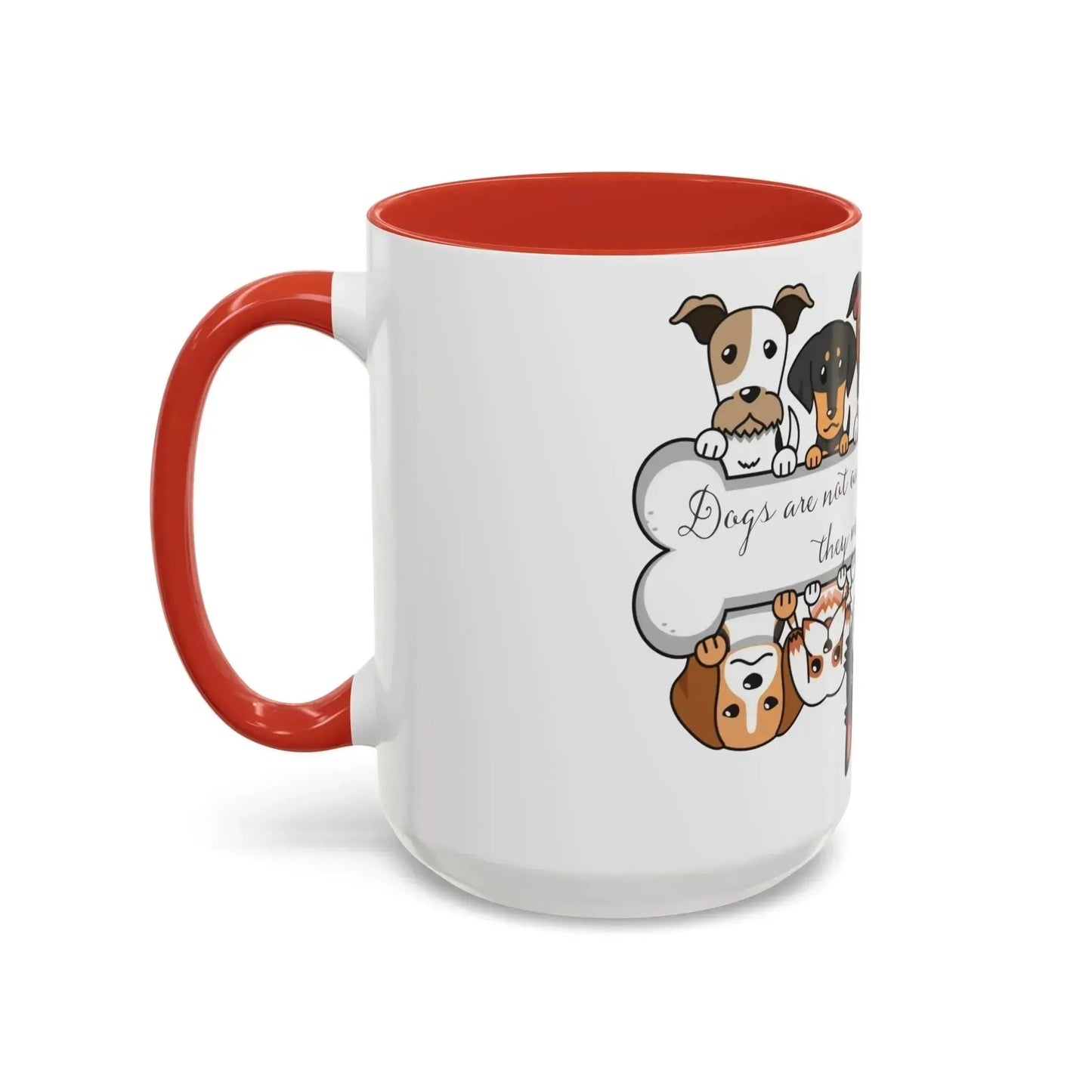 Funny Dogs Accent Coffee Mug (11, 15oz) - Vkamian