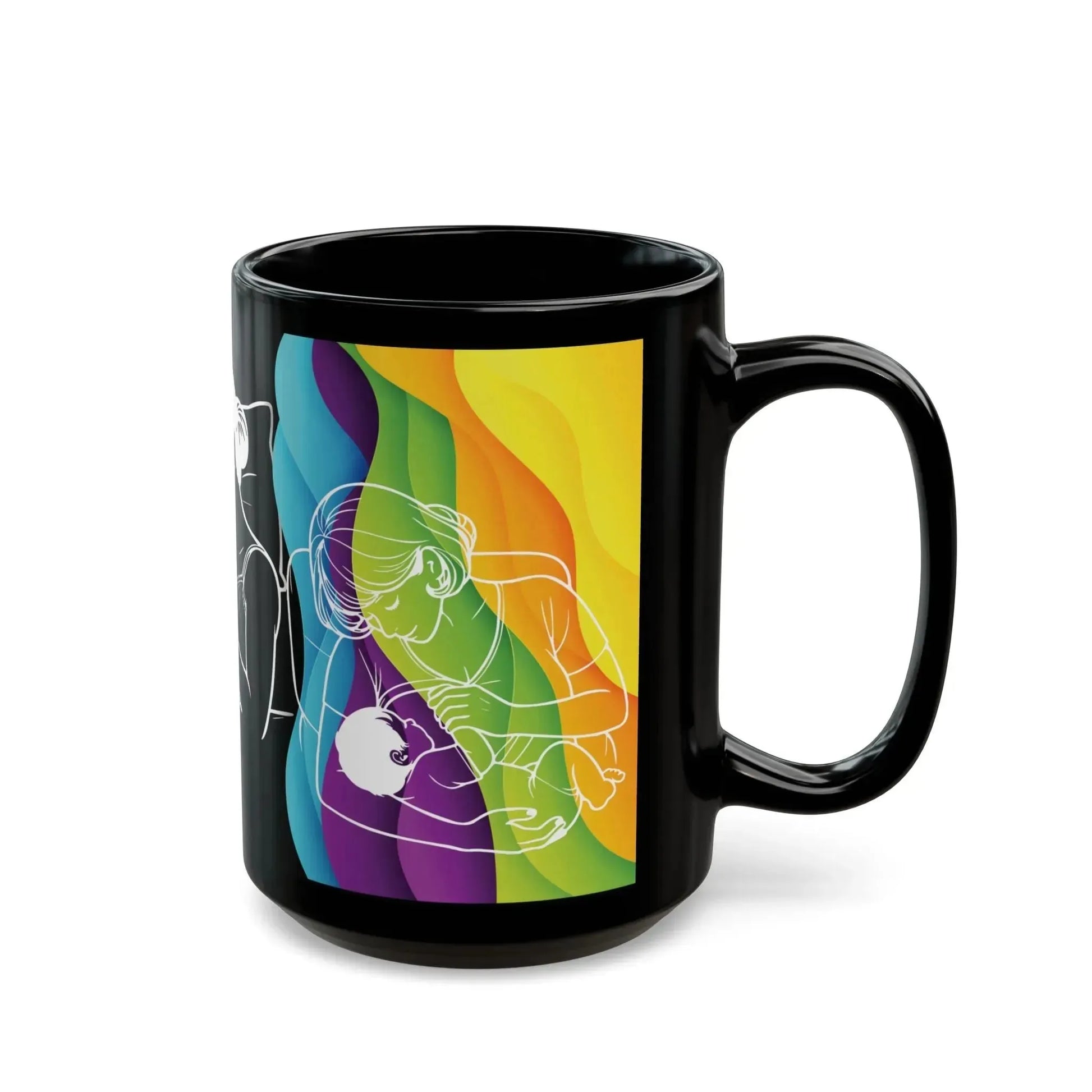 Breastfeeding Journey Black Mug (11oz, 15oz) - Vkamian