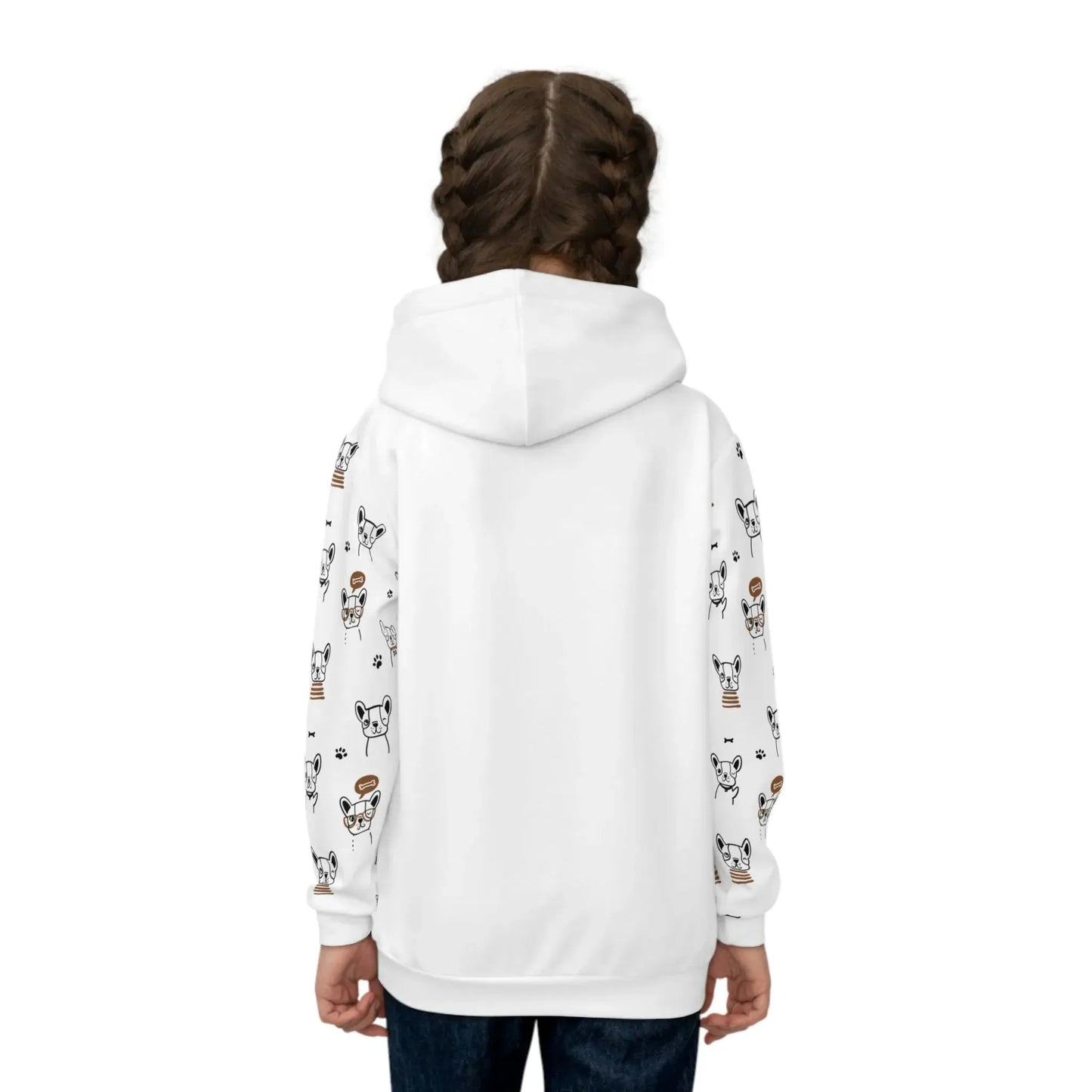 Dog And Cat Children's Hoodie (AOP) - Vkamian