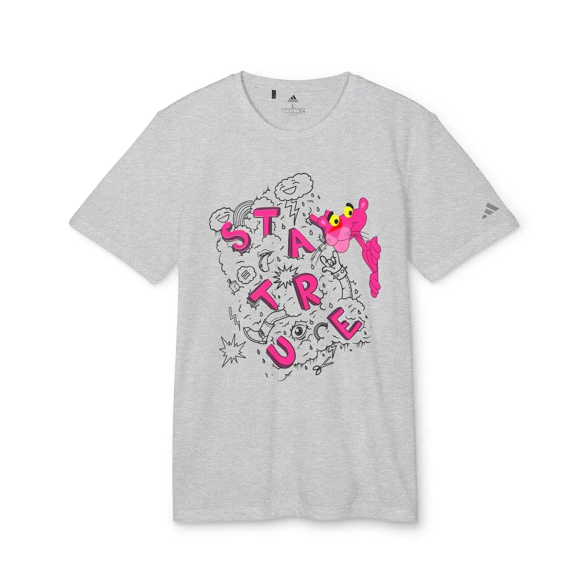 Funny Pink Panther Adidas® Unisex Sport T-shirt - Vkamian