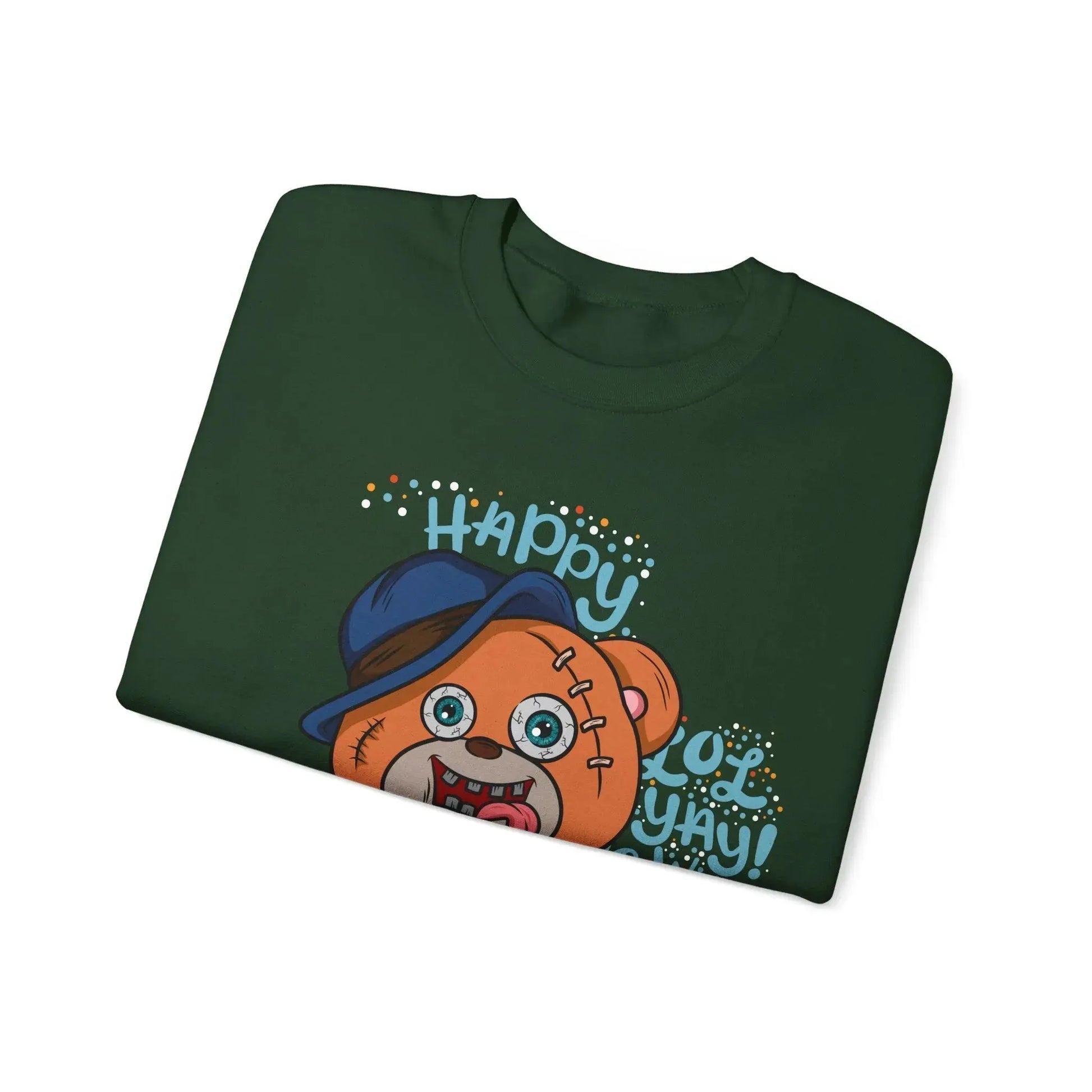 Happy Bear Unisex Heavy Blend™ Crewneck Sweatshirt - Vkamian