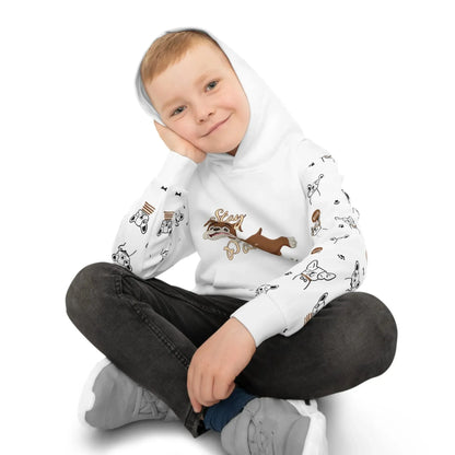 Dog And Cat Children's Hoodie (AOP) - Vkamian