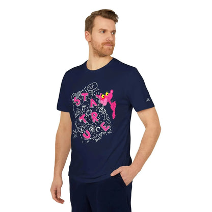 Funny Pink Panther Adidas® Unisex Sport T-shirt - Vkamian