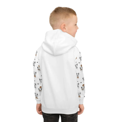 Dog And Cat Children's Hoodie (AOP) - Vkamian