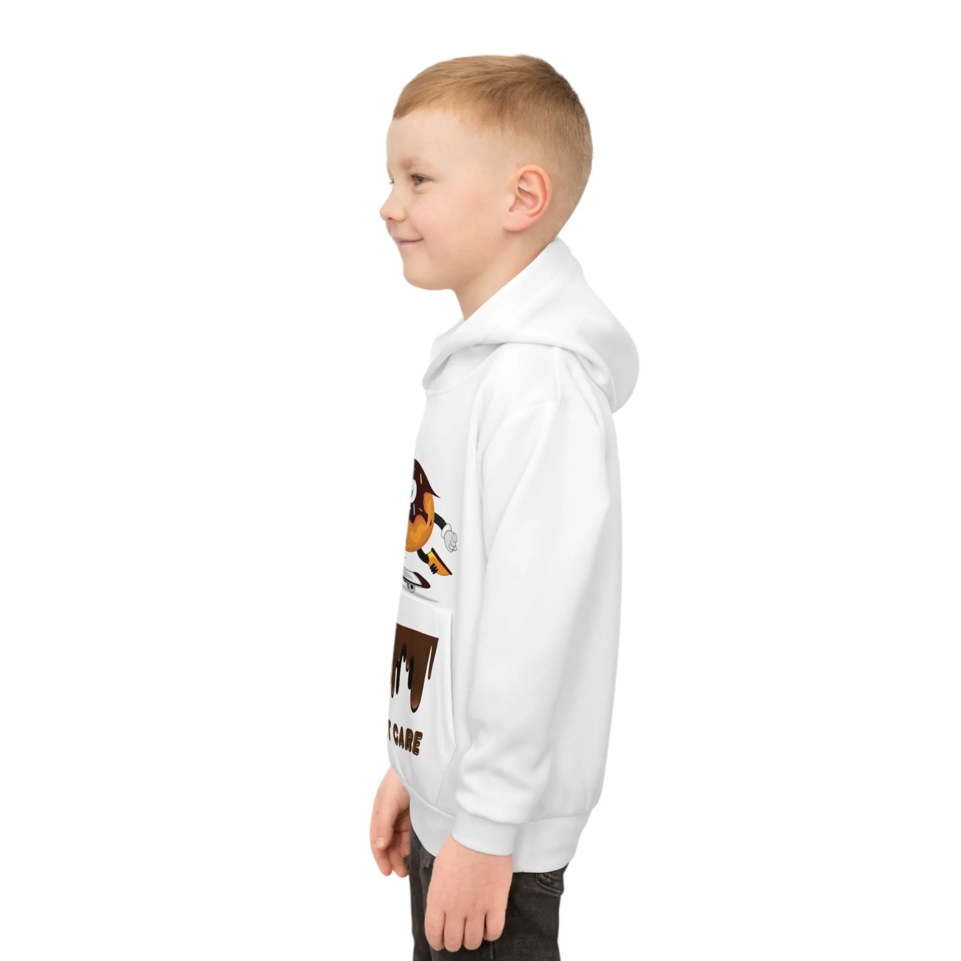 Skating Donut Children's Hoodie (AOP) - Vkamian