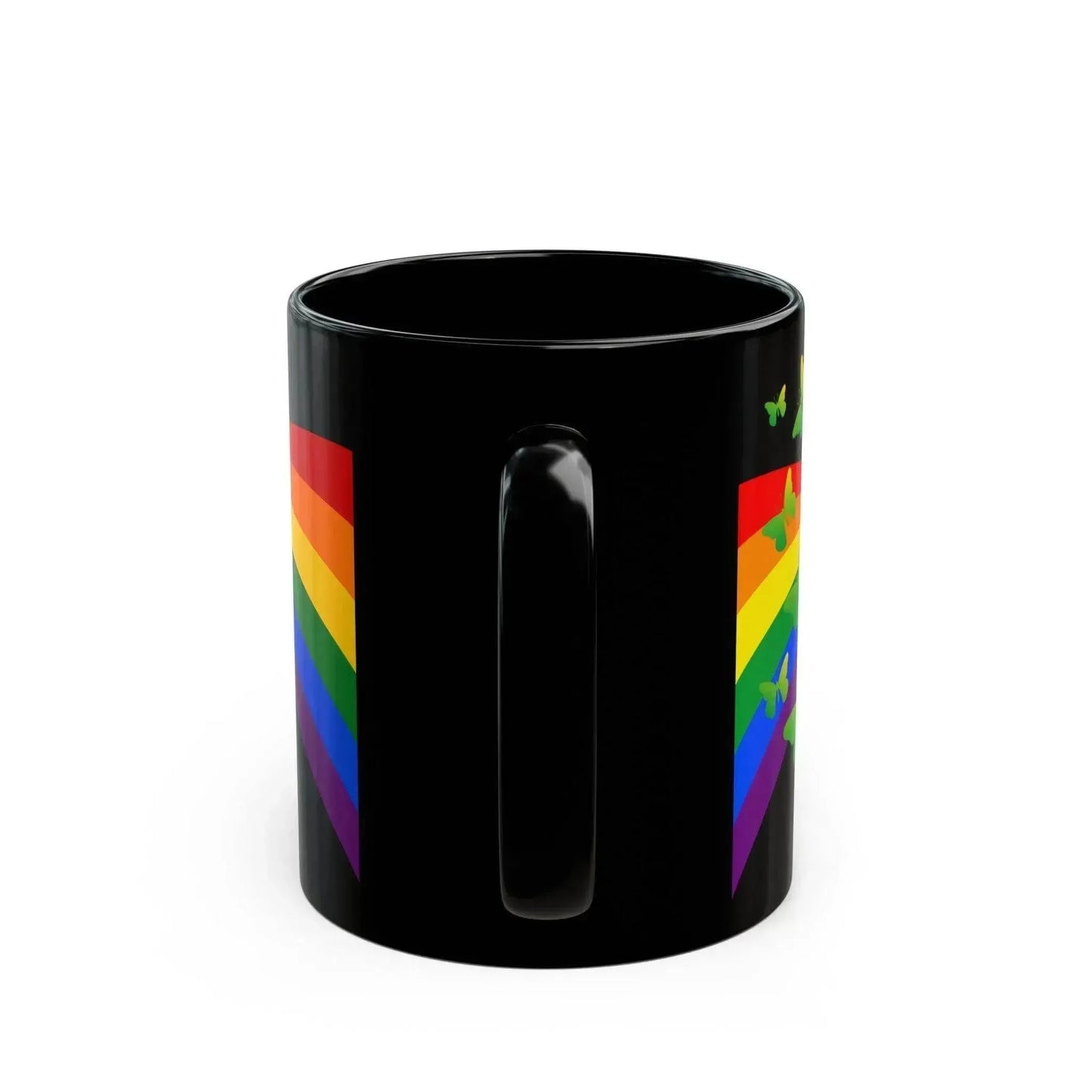 Aesthetic LGBT Love Wins Black Ceramic Mug (11oz, 15oz) - Vkamian