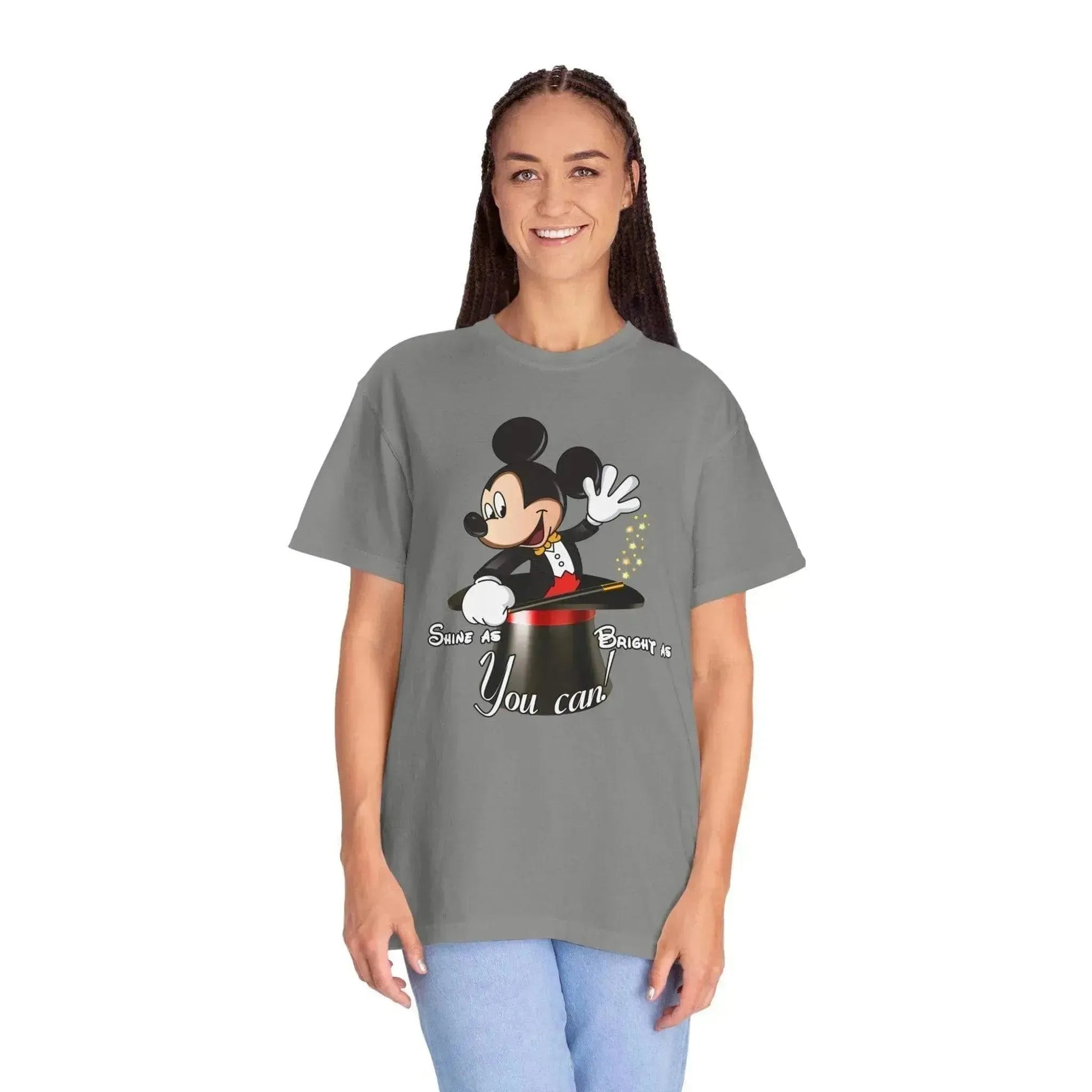 Aesthetic Magic Mickey Unisex Garment-Dyed T-shirt - Vkamian