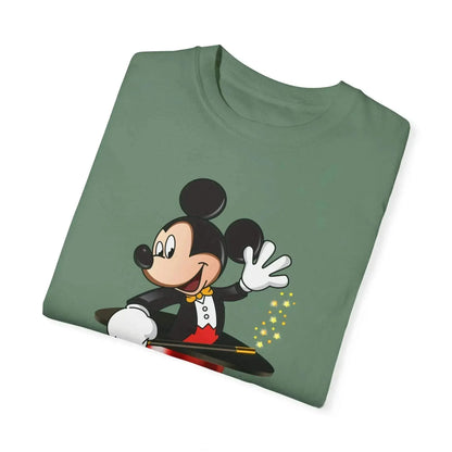 Aesthetic Magic Mickey Unisex Garment-Dyed T-shirt - Vkamian