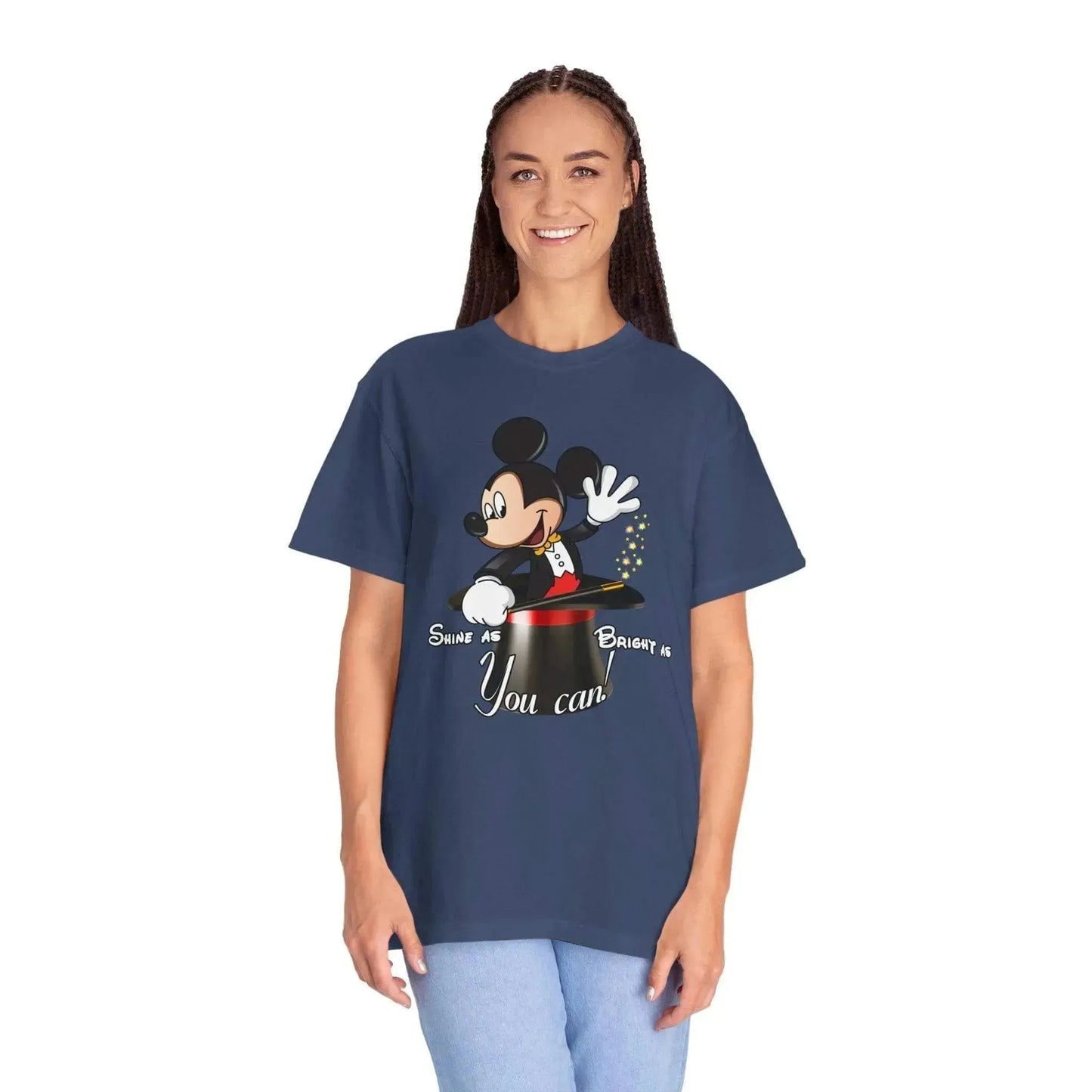 Aesthetic Magic Mickey Unisex Garment-Dyed T-shirt - Vkamian