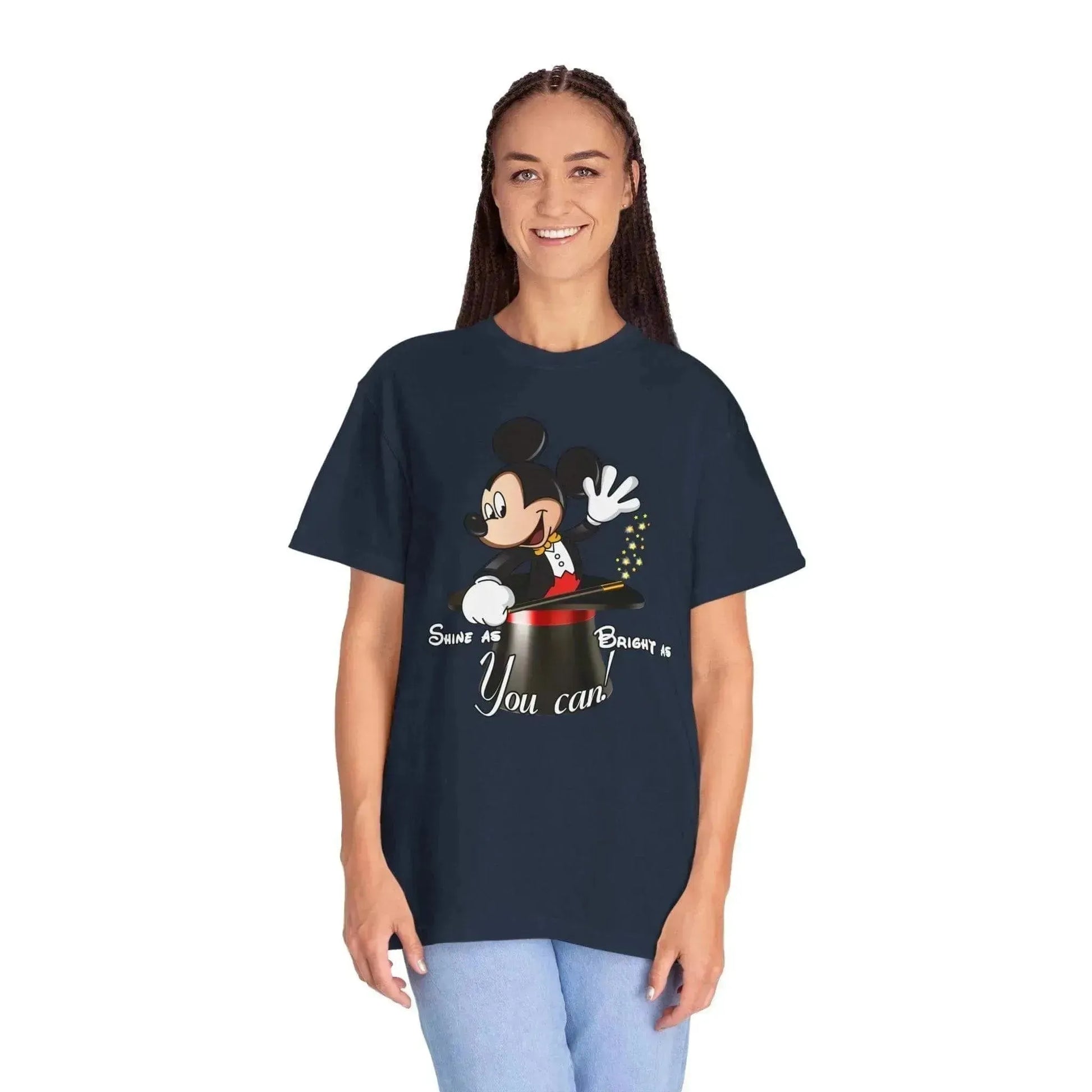 Aesthetic Magic Mickey Unisex Garment-Dyed T-shirt - Vkamian