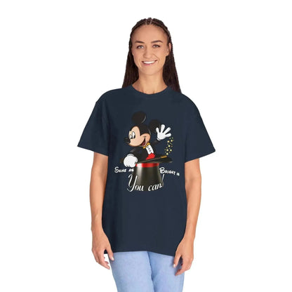 Aesthetic Magic Mickey Unisex Garment-Dyed T-shirt - Vkamian