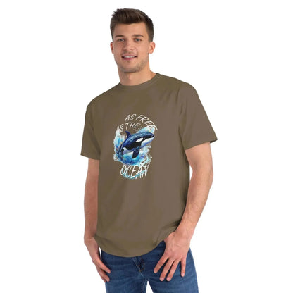 Aesthetic Ocean Dolphin Organic Unisex Classic T-Shirt - Vkamian