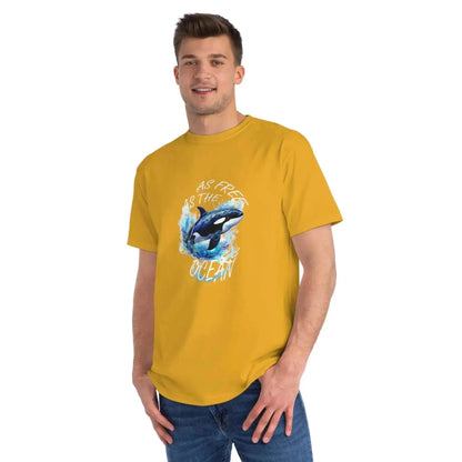 Aesthetic Ocean Dolphin Organic Unisex Classic T-Shirt - Vkamian