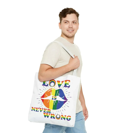 Aesthetic Respect Love LGBT Tote Bag (AOP) - Vkamian