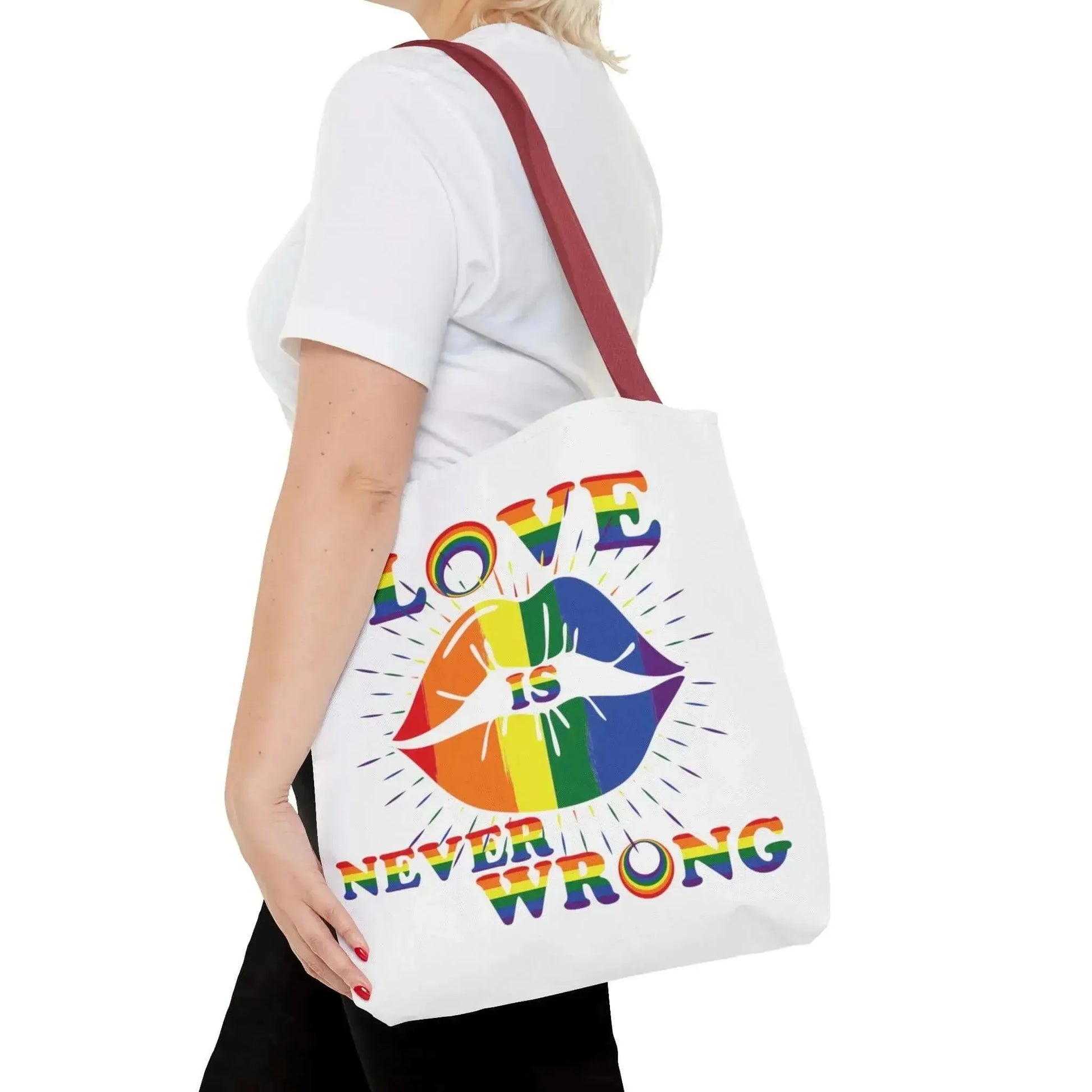 Aesthetic Respect Love LGBT Tote Bag (AOP) - Vkamian