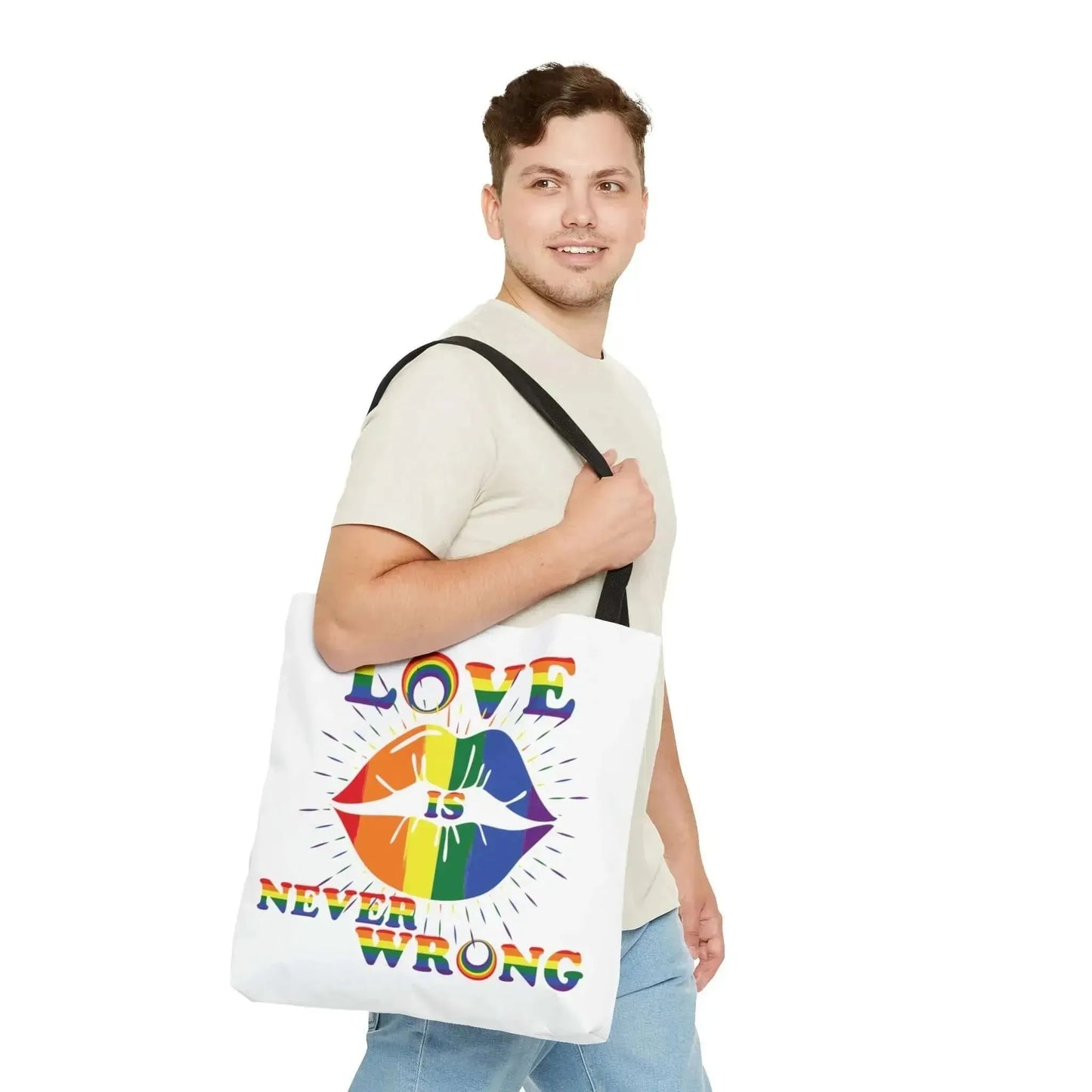 Aesthetic Respect Love LGBT Tote Bag (AOP) - Vkamian