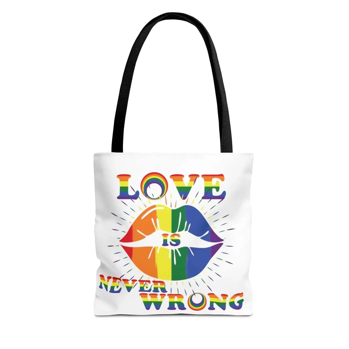 Aesthetic Respect Love LGBT Tote Bag (AOP) - Vkamian