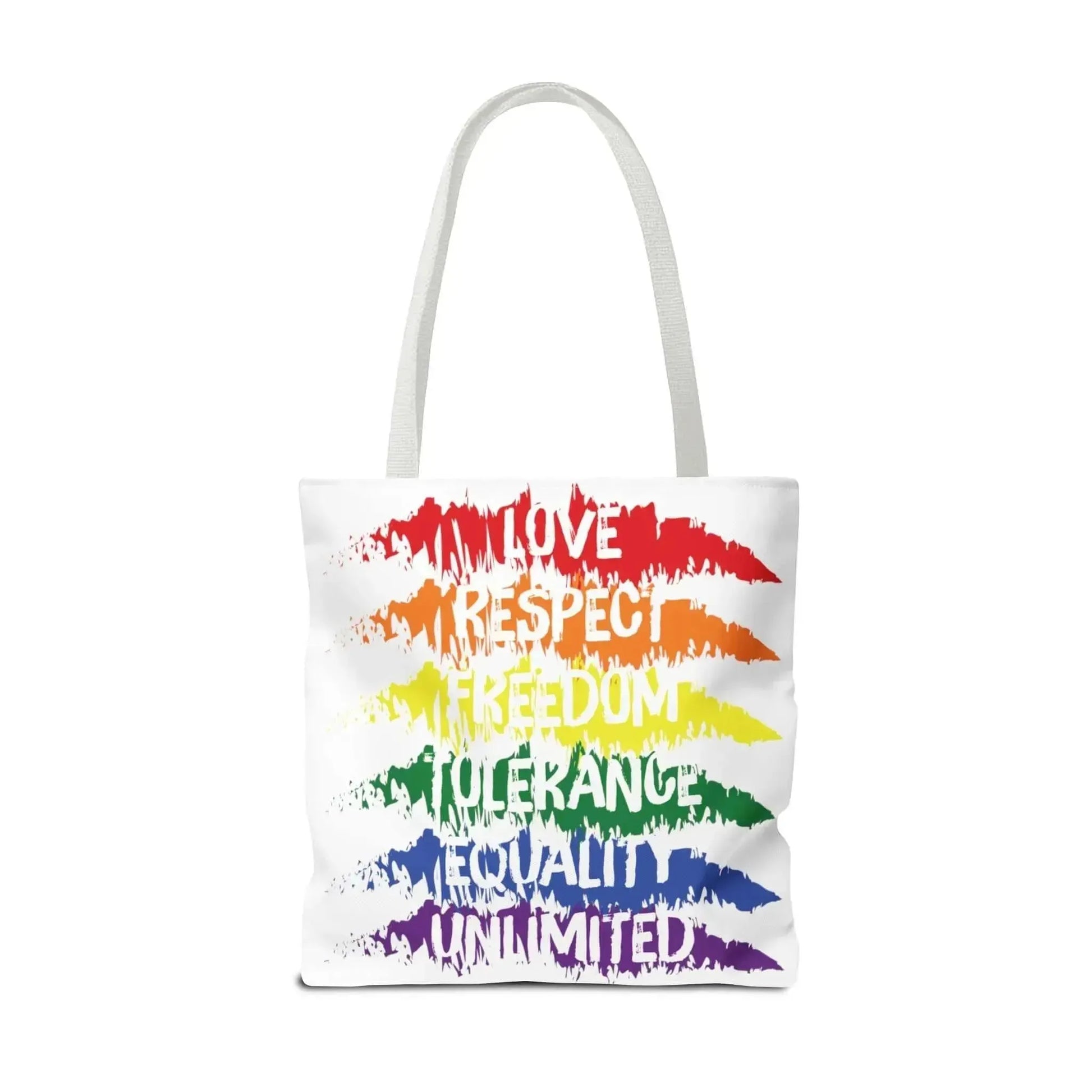 Aesthetic Respect Love LGBT Tote Bag (AOP) - Vkamian