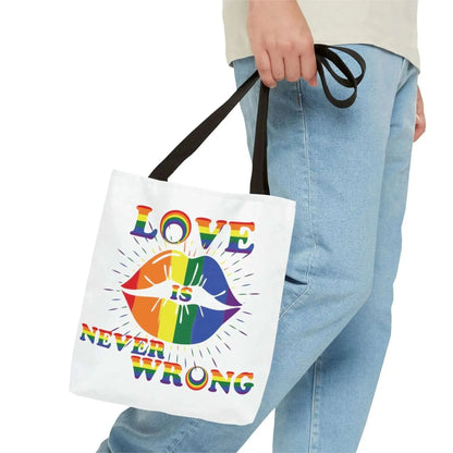 Aesthetic Respect Love LGBT Tote Bag (AOP) - Vkamian