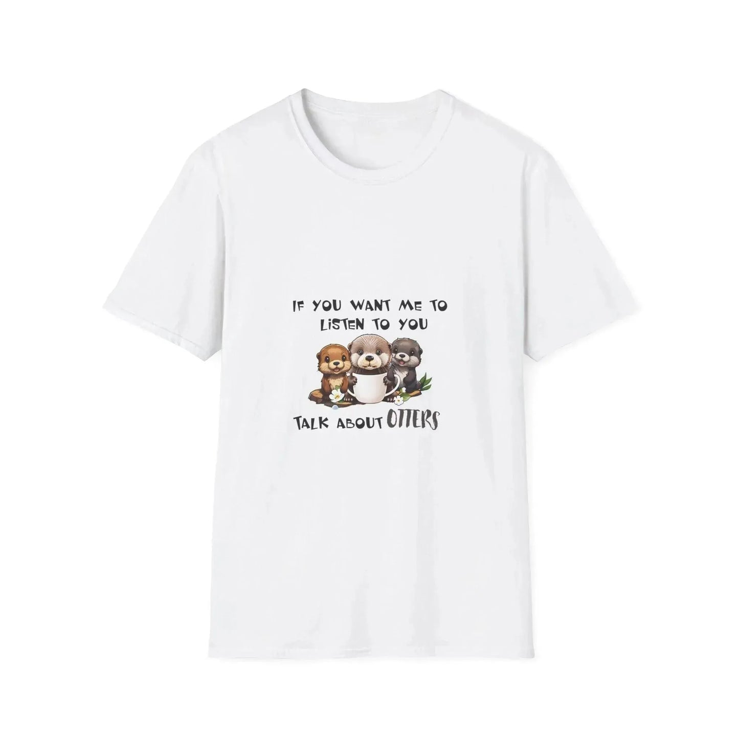 Amazing Vintage Otter Unisex Softstyle T-Shirt - Vkamian