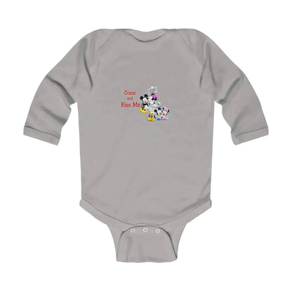 Black and White Mickey Minnie Mouse Baby Onesie