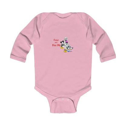 Black and White Mickey Minnie Mouse Baby Onesie