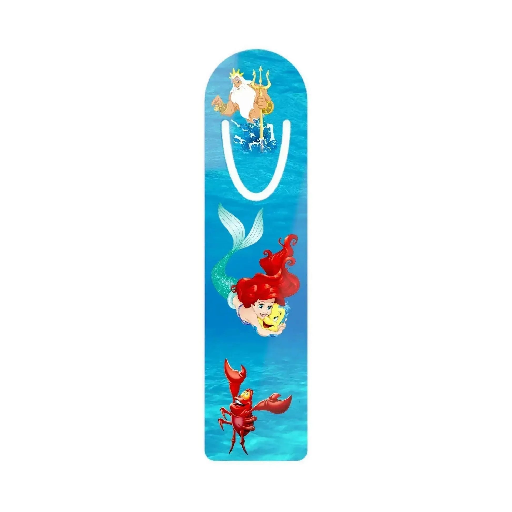 Blue Mermaid Princess Reader Bookmark - Vkamian