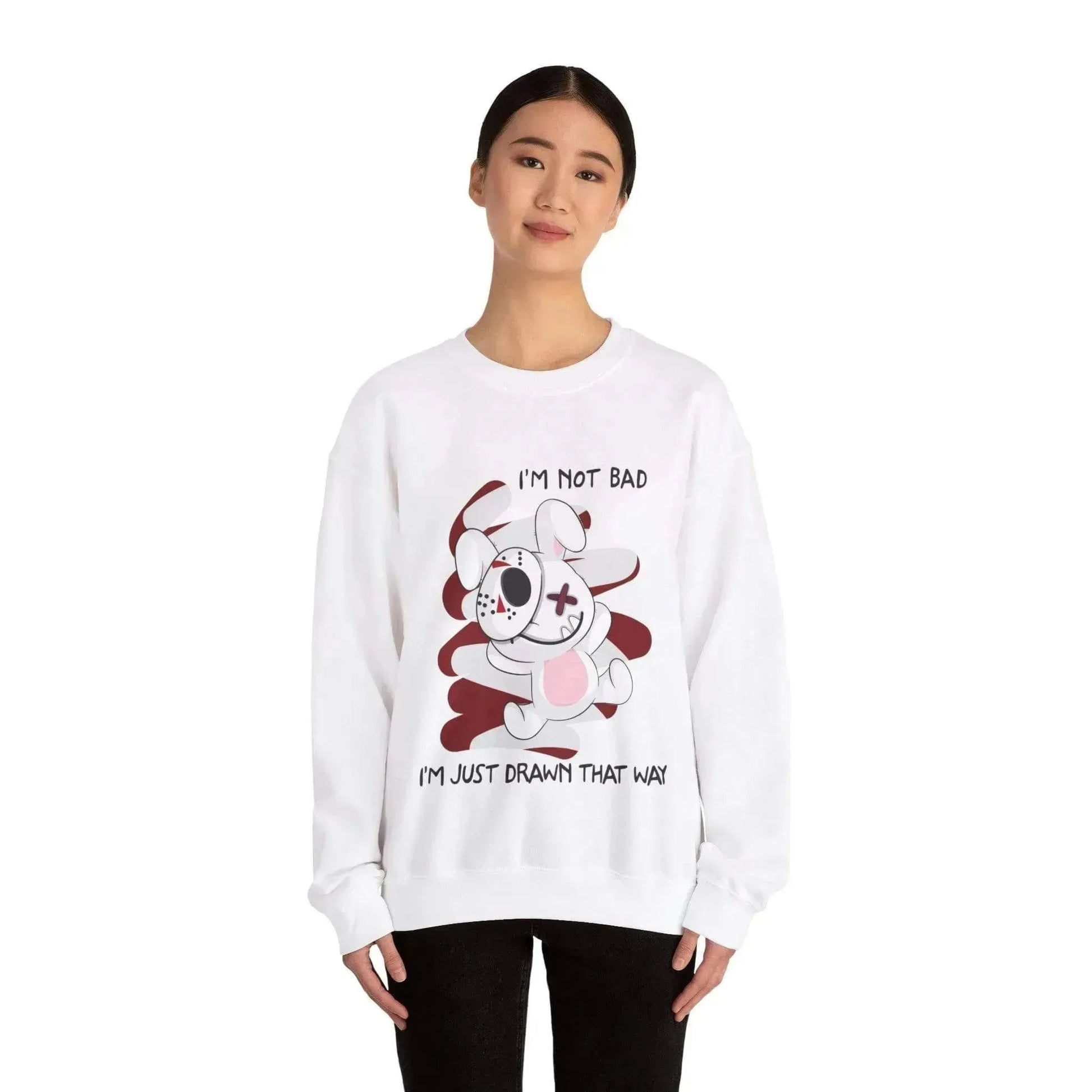 Bunny Bad Steal Your Heart Unisex Heavy Blend™ Crewneck Sweatshirt - Vkamian