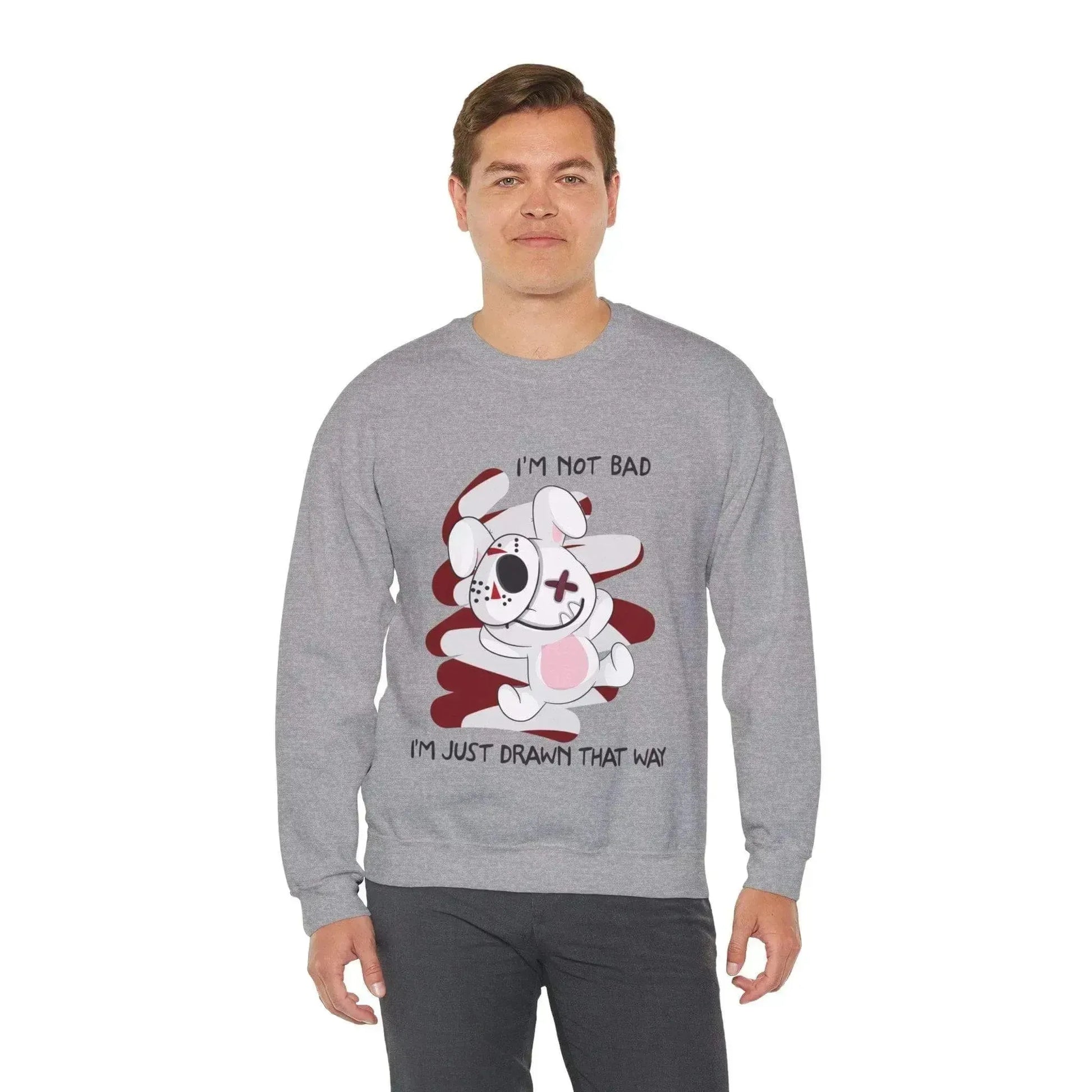 Bunny Bad Steal Your Heart Unisex Heavy Blend™ Crewneck Sweatshirt - Vkamian